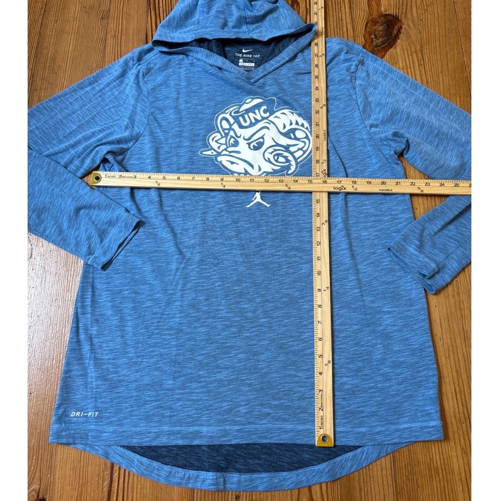 Nike Jordan UNC Hoodie Mens Blue North Carolina Tar Heels Dri-FIT SIZE L - Picture 4 of 5